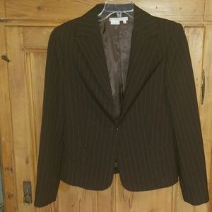 Brown Pin Striped Blazer